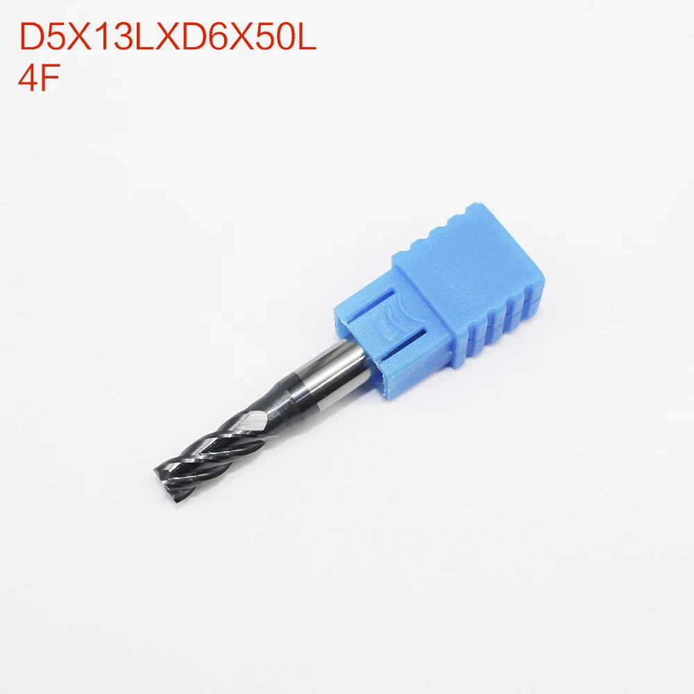 1PCS HRC50 5mm Solid Carbide Endmills D5X13LXD6X50L 4Flute Standard Length Side milling Slotting Profiling face mill
1PCS HRC50 5mm Solid Carbide Endmills D5X13LXD6X50L 4Flute Standard Length Side milling Slotting Profiling face mill