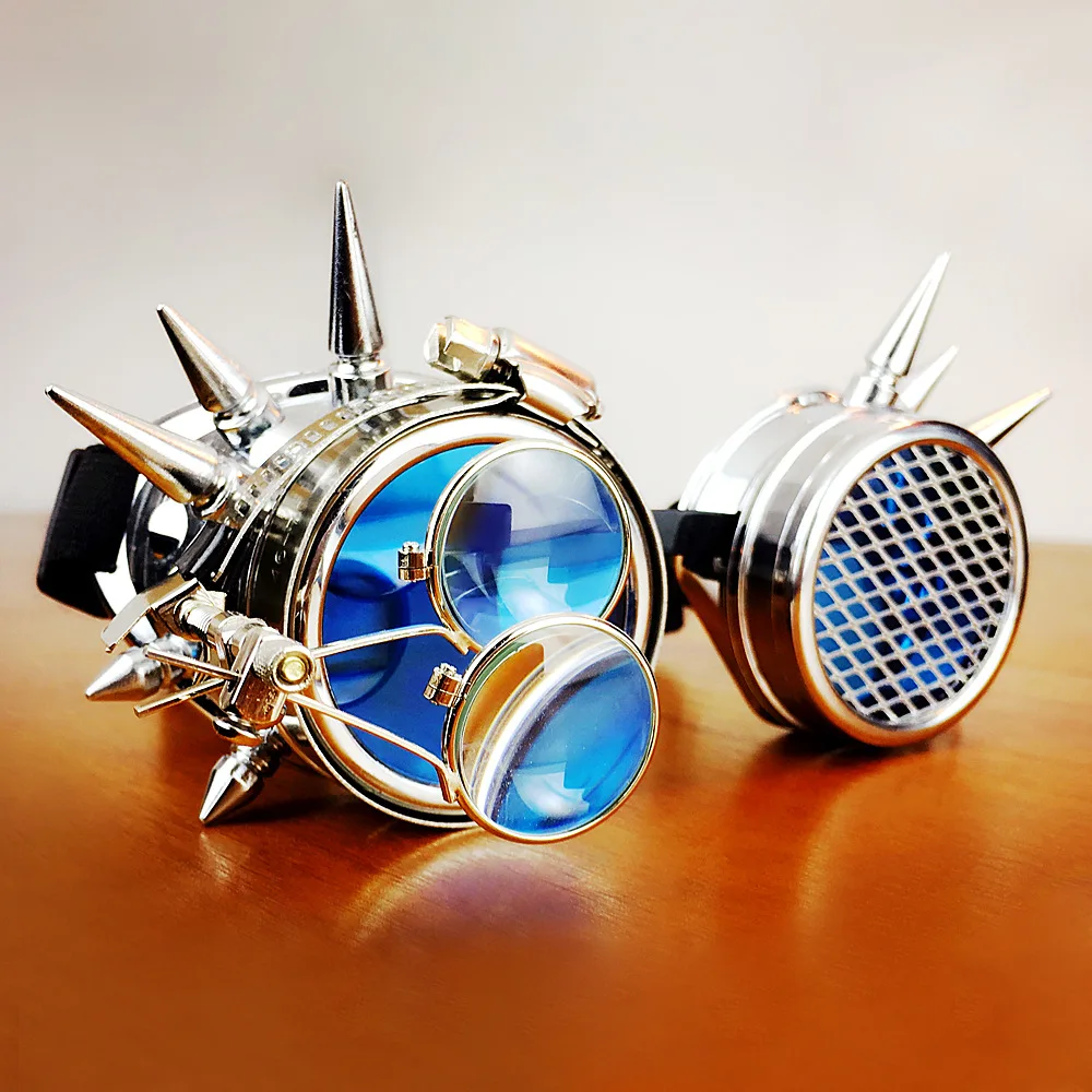 Unisex Men women Steampunk Gothic Welding Goggles Cosplay Vintage Glasses Eyewear Vintage Vitoriano Antique Spikes Sunglasses
Unisex Men women Steampunk Gothic Welding Goggles Cosplay Vintage Glasses Eyewear Vintage Vitoriano Antique Spikes Sunglasses