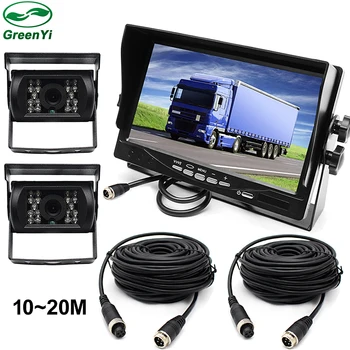 DC12~24V Truck Bus 7 Inch LCD Car Parking Monitor With Aviation joint 2 Ways Rear View Camera Video Input
DC12~24V Truck Bus 7 Inch LCD Car Parking Monitor With Aviation joint 2 Ways Rear View Camera Video Input