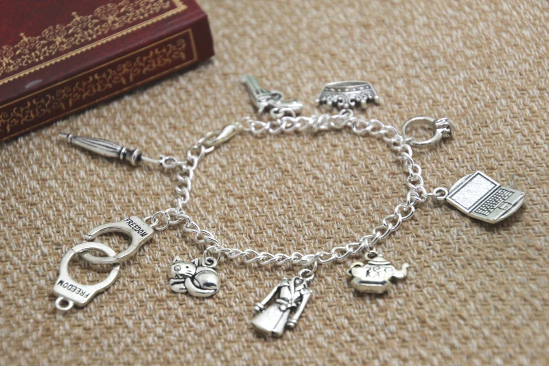 12pcs Sherlock inspired charm bracelets Sherlock characters themed charm bracelet silver adjustable
12pcs Sherlock inspired charm bracelets Sherlock characters themed charm bracelet silver adjustable