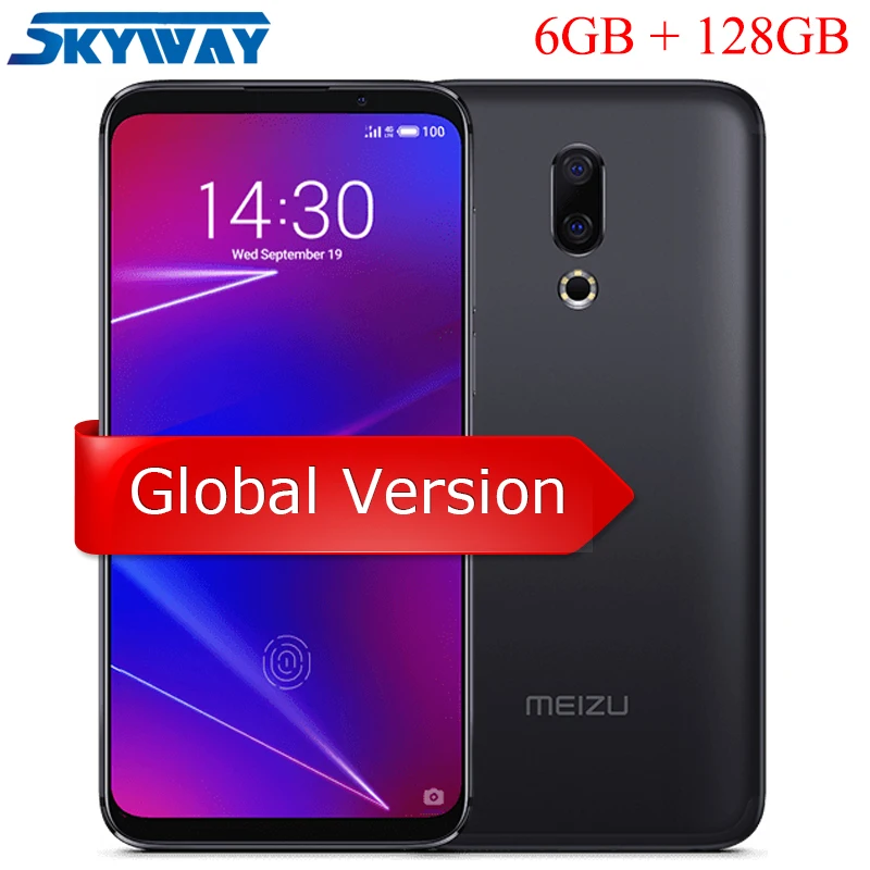 

Meizu 16 Global Version 6GB RAM 128GB ROM Smartphone Snapdragon 710 Octa Core 6.0" 2160x1080P Screen Fingerprint ID