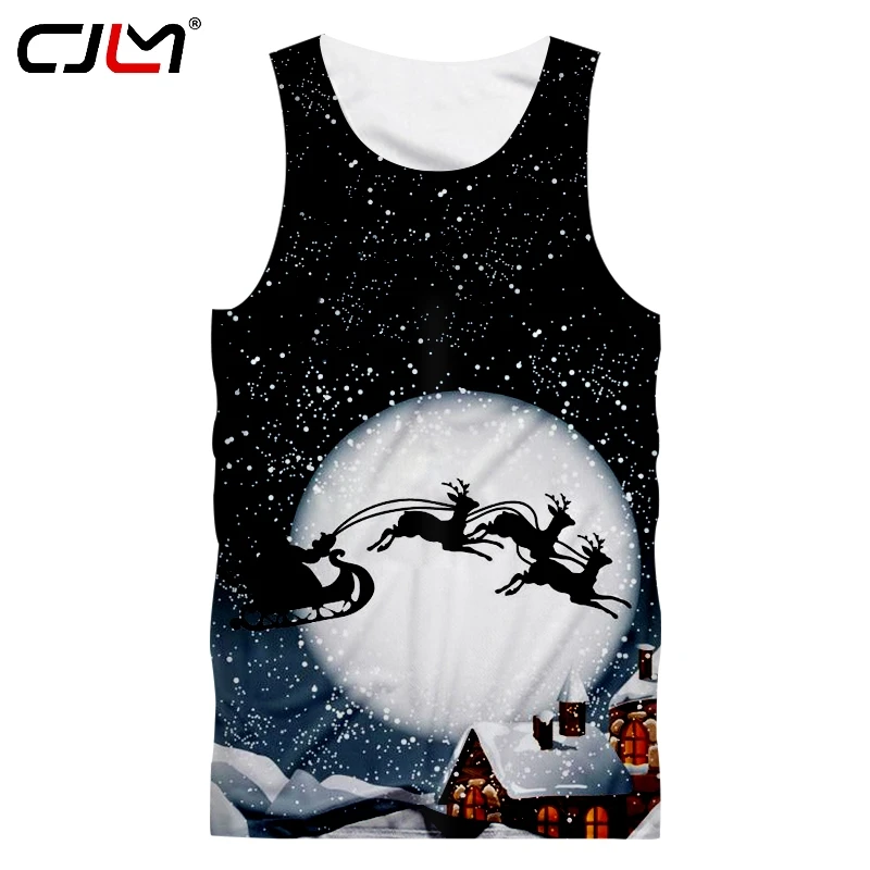 CJLM Winter Christmas Man Animal Vest 3D Printed Moon And Elk Harajuku Men's Best Selling 6XL Tank Top
CJLM Winter Christmas Man Animal Vest 3D Printed Moon And Elk Harajuku Men's Best Selling 6XL Tank Top