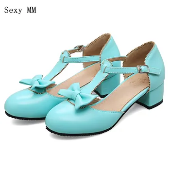 Summer Low Med High Heel Shoes Women Pumps Mary Janes Shoes High Heels Kitten Heels Plus Size 33 - 40 41 42 43 44 45 46 47 48
Summer Low Med High Heel Shoes Women Pumps Mary Janes Shoes High Heels Kitten Heels Plus Size 33 - 40 41 42 43 44 45 46 47 48