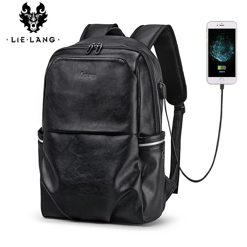 LIELANG School Backpack Waterproof 15.6 inch Leather Backpack For Laptop Men Travel Teenage Backpack Bag Male Bagpack Mochila
LIELANG School Backpack Waterproof 15.6 inch Leather Backpack For Laptop Men Travel Teenage Backpack Bag Male Bagpack Mochila
