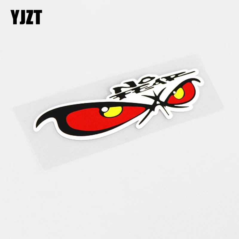 YJZT 11.7CM*3.3CM Funny No Fear Eyes Waterproof Car Styling Car Stickers Decal PVC 13-1083
YJZT 11.7CM*3.3CM Funny No Fear Eyes Waterproof Car Styling Car Stickers Decal PVC 13-1083