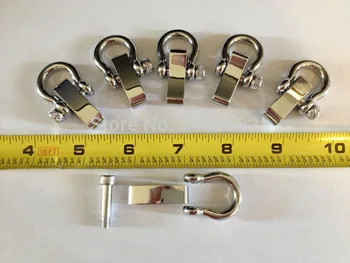 10Packs/lot New Style stainless steel Adjustable Shackle for Military Survival Paracord Bracelet D Shaped,Round head
10Packs/lot New Style stainless steel Adjustable Shackle for Military Survival Paracord Bracelet D Shaped,Round head