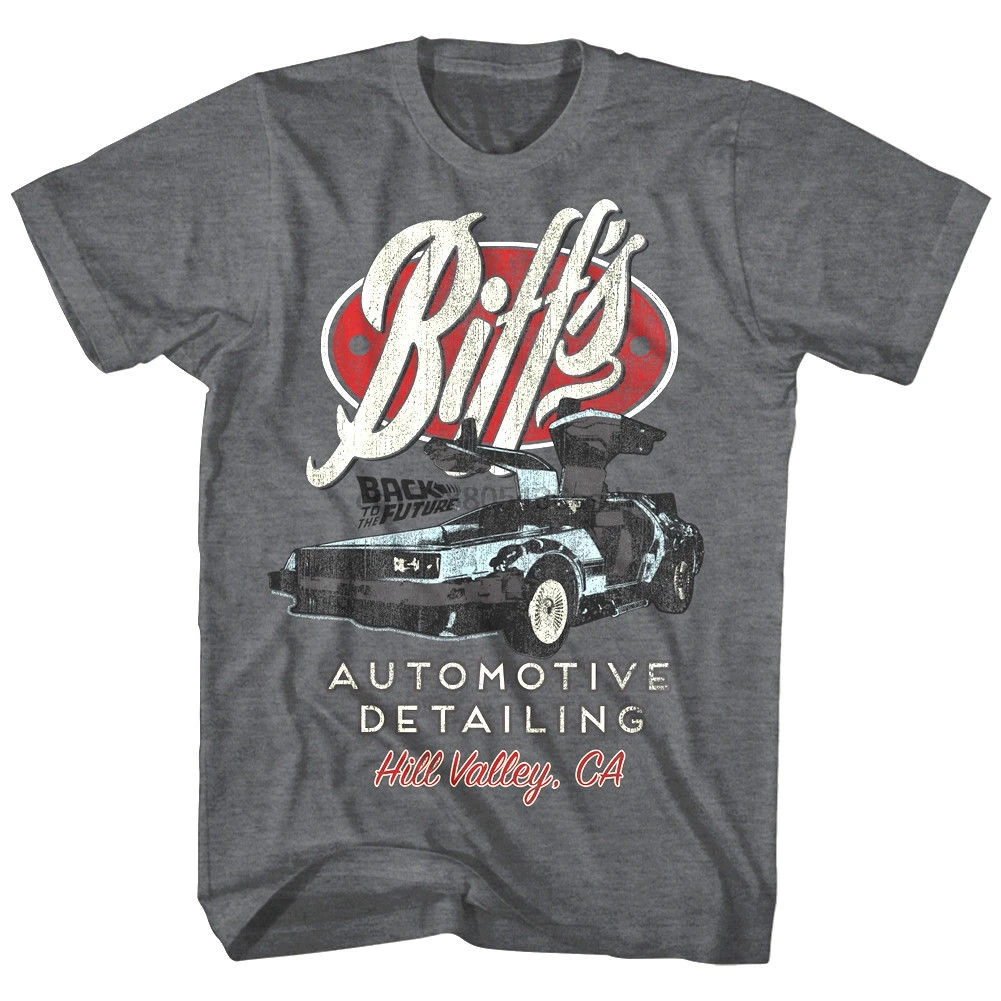 Back to The Future Biffs Automotive Hill Valley Mens T Shirt California DeLorean Casual Short Sleeve TEE 2019 fashion t shirt
Back to The Future Biffs Automotive Hill Valley Mens T Shirt California DeLorean Casual Short Sleeve TEE 2019 fashion t shirt