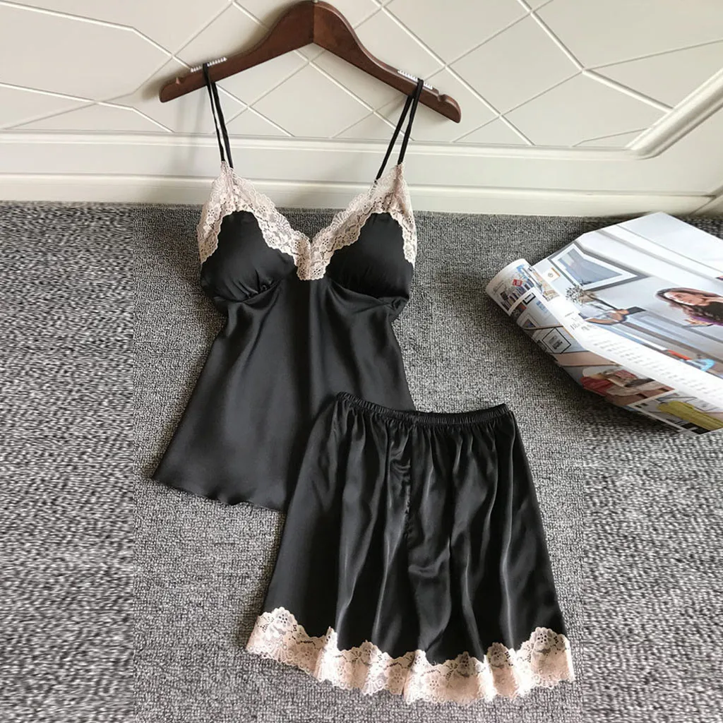 Two Piece Sexy Lace Lingerie Women Pijama Cute Sleepwear Night Suit Pajamas For Wmen Summer Pyjamas Women Clothes 2019 Pyjama Fe
Two Piece Sexy Lace Lingerie Women Pijama Cute Sleepwear Night Suit Pajamas For Wmen Summer Pyjamas Women Clothes 2019 Pyjama Fe