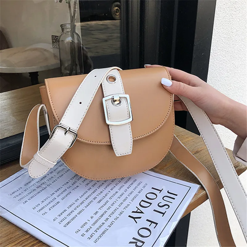 On the new women's bag 2019 new Korean fashion contrast color saddle bag foreign style Joker shoulder slung tide bag
On the new women's bag 2019 new Korean fashion contrast color saddle bag foreign style Joker shoulder slung tide bag