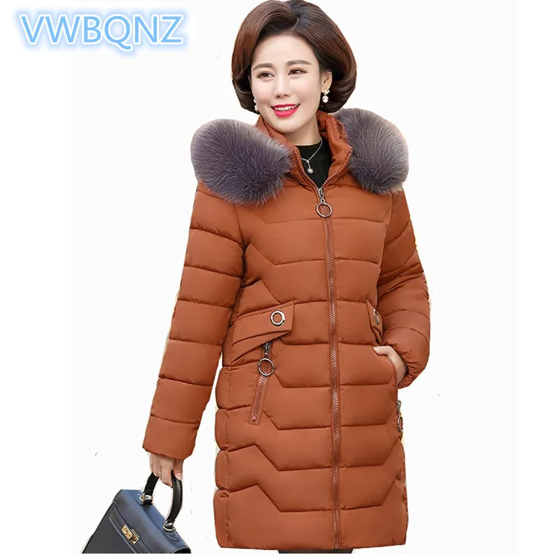 Winter Warm Thick Parkas Women Jacket Coat Fashion Loose Medium long Hooded overcoat Large size Middle-aged Ladies Clothing 5XL
Winter Warm Thick Parkas Women Jacket Coat Fashion Loose Medium long Hooded overcoat Large size Middle-aged Ladies Clothing 5XL