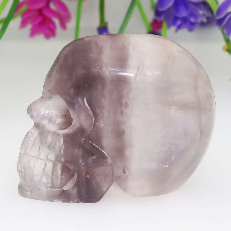 2.12"BEAUTIFUL FLUORITE Handmade Carved Crystal Skull Crystal Realistic Crystal Healing Furnishing Articles Figurine AJ88
2.12"BEAUTIFUL FLUORITE Handmade Carved Crystal Skull Crystal Realistic Crystal Healing Furnishing Articles Figurine AJ88