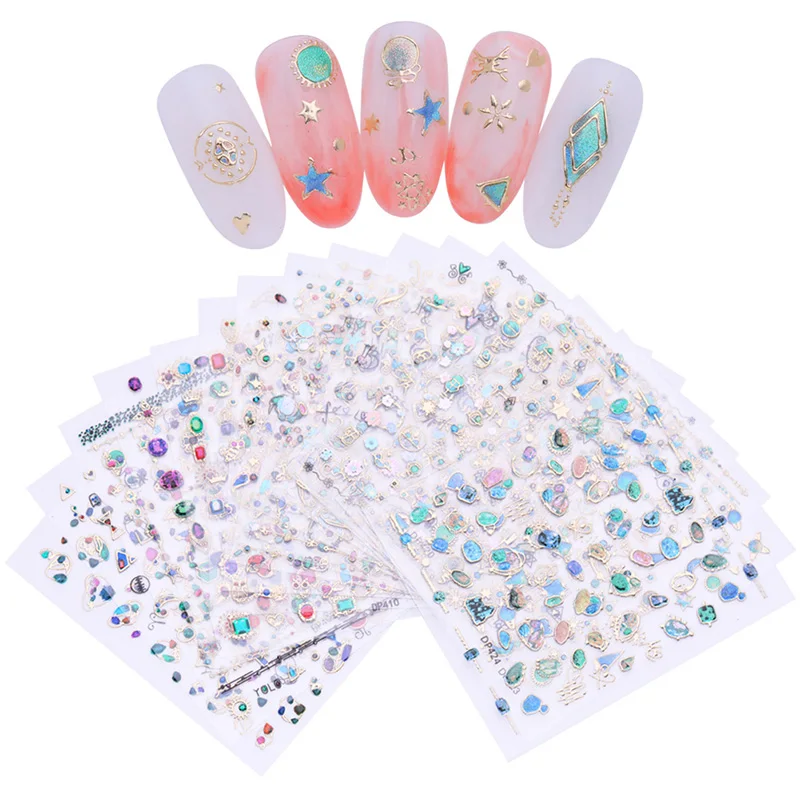 3D Nail Sticker Crystal Gem Adhesive Decals Star Moon Bling Craft Transfer Stickers Nail Decoration DIY
3D Nail Sticker Crystal Gem Adhesive Decals Star Moon Bling Craft Transfer Stickers Nail Decoration DIY