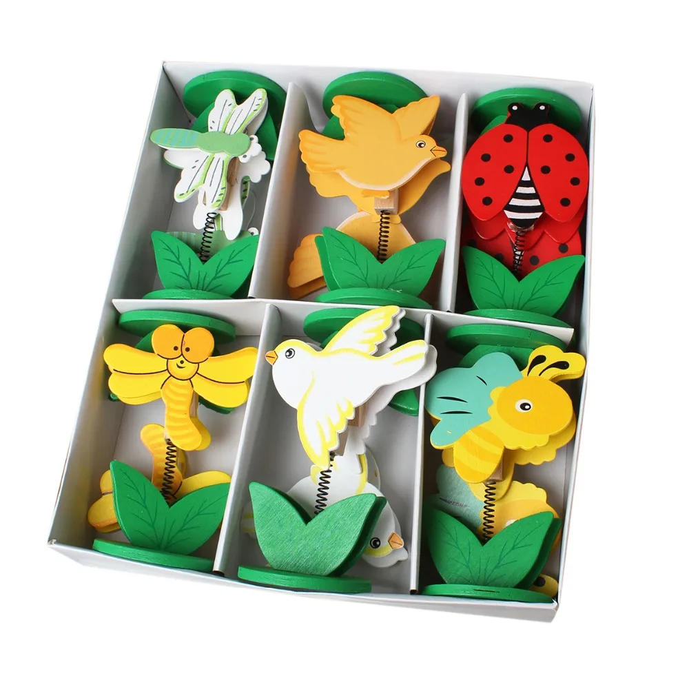Coloffice kawaii 12pcs/box notes holder Green grass color insect series spring wooden business card holder&message notes 24x21cm
Coloffice kawaii 12pcs/box notes holder Green grass color insect series spring wooden business card holder&message notes 24x21cm