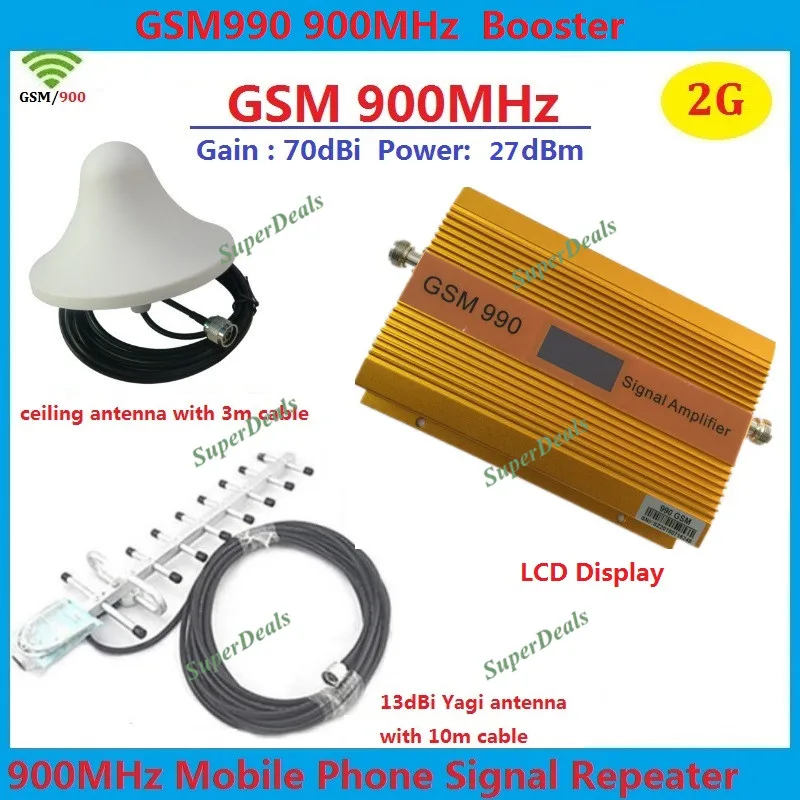 13db Yagi + Ceiling Antenna ! GSM990 900MHz GSM Cell Phone Mobile Signal Repeater Booster Amplifier , Repetidor GSM Repeater kit
13db Yagi + Ceiling Antenna ! GSM990 900MHz GSM Cell Phone Mobile Signal Repeater Booster Amplifier , Repetidor GSM Repeater kit