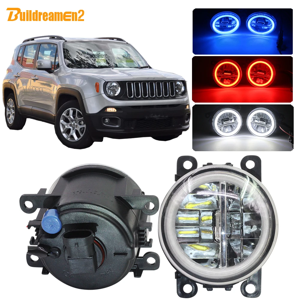 Buildreamen2 Car 4000LM H11 LED Fog Light Kit Angel Eye DRL Daytime Running Light 12V For Jeep Renegade BU 2015 2016 2017 2018
Buildreamen2 Car 4000LM H11 LED Fog Light Kit Angel Eye DRL Daytime Running Light 12V For Jeep Renegade BU 2015 2016 2017 2018