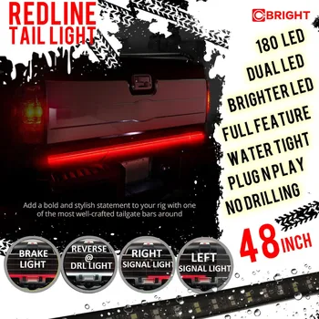 48" 2-ROW Long 6 Functions LED Rear Brake Truck Tailgate Light Strip Bar Pick Up Truck
48" 2-ROW Long 6 Functions LED Rear Brake Truck Tailgate Light Strip Bar Pick Up Truck