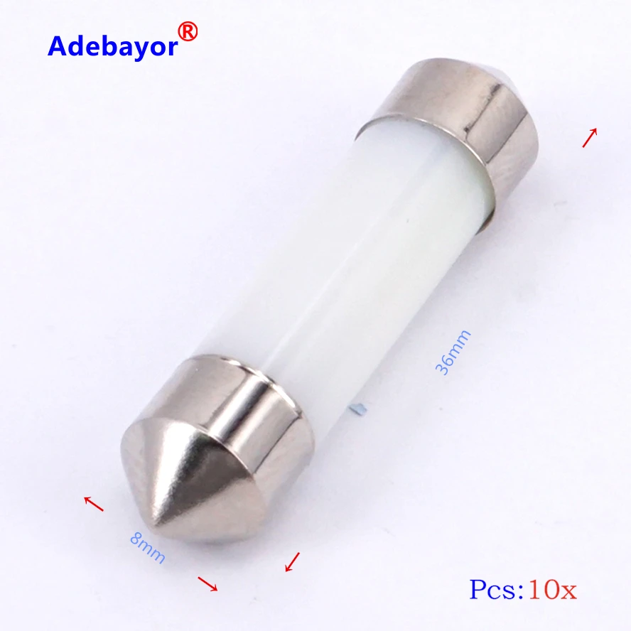 20x Smoke Design COB Led Chips C5W 31mm 36mm 39mm 41mm Car Interior Glass Lens Festoon Dome Reading 12V DC White Bulbs Adebayor
20x Smoke Design COB Led Chips C5W 31mm 36mm 39mm 41mm Car Interior Glass Lens Festoon Dome Reading 12V DC White Bulbs Adebayor