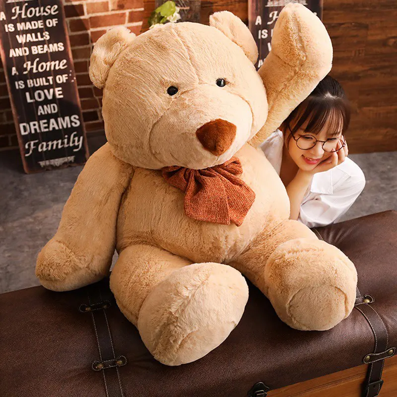 

New Big Cute Teddy Bear Plush Toy Soft Cartoon Animal Bear Stuffed Doll Girlfriend Valentine's Gifts Kids Baby Accompany Toys