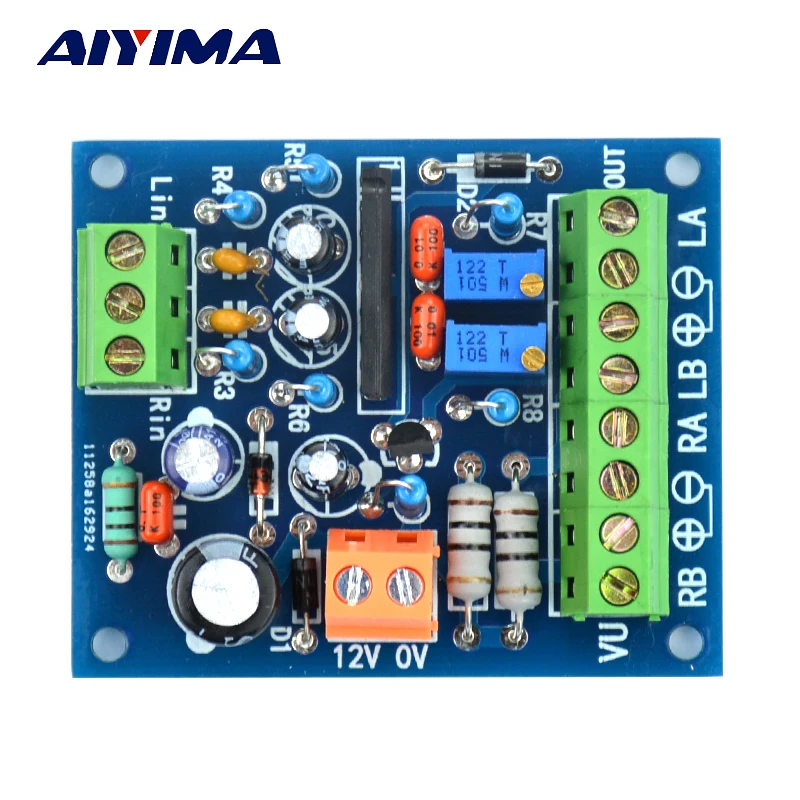 AIYIMA DC12V усилитель мощности VU метр плата драйвера дБ аудио измеритель уровня для