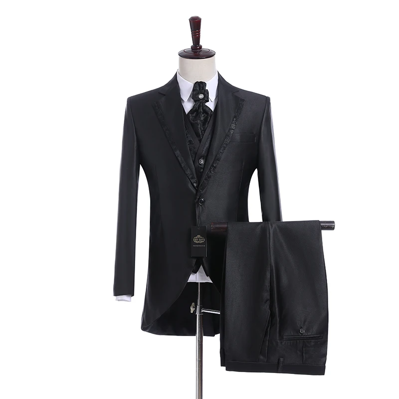 Handsome Groomsmen Wool blend Groom Tuxedos Mens Wedding Dress Man Jacket Blazer Prom Dinner (Jacket+Pants+Tie+Vest) A23
Handsome Groomsmen Wool blend Groom Tuxedos Mens Wedding Dress Man Jacket Blazer Prom Dinner (Jacket+Pants+Tie+Vest) A23