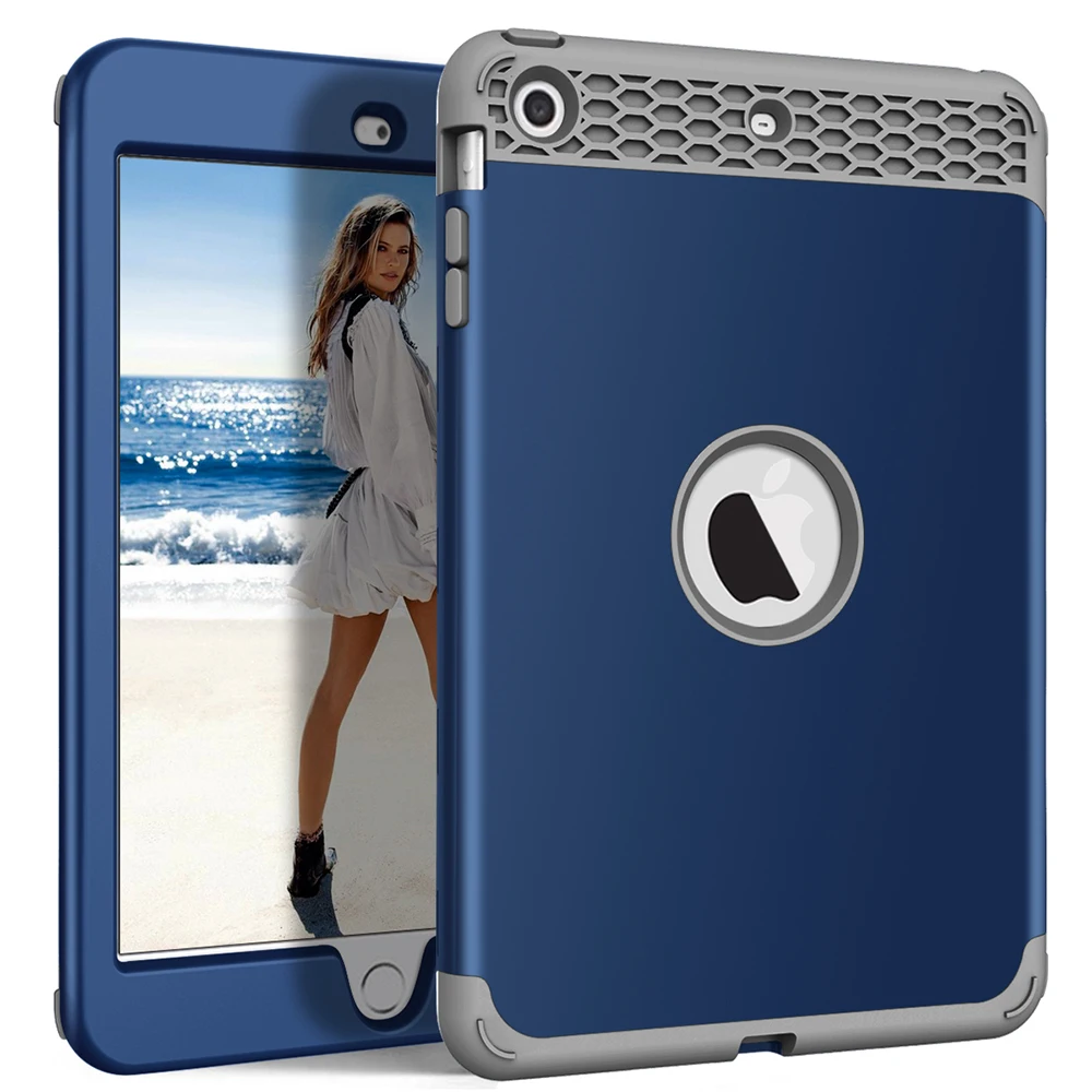 Case For iPad Mini 1/2/3 Retina Kids Safe Heavy Duty Hybrid 3 in 1 Full Body Hard PC Silicone Bumper Shockproof Protective Cover
Case For iPad Mini 1/2/3 Retina Kids Safe Heavy Duty Hybrid 3 in 1 Full Body Hard PC Silicone Bumper Shockproof Protective Cover