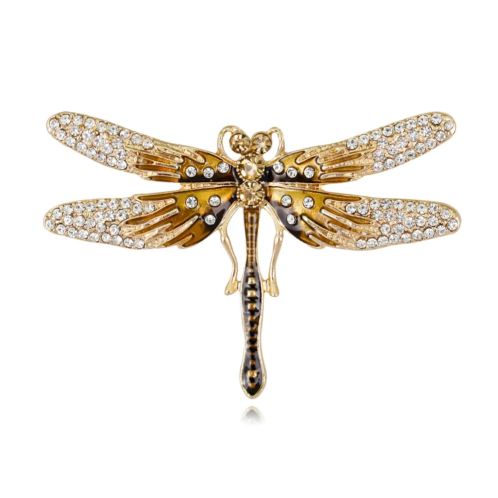 High Quality 3 Colors Crystal Enamel Dragonfly Brooch Pins For Women Weddings Brooches Pins Gifts Dropshipping Supplier
High Quality 3 Colors Crystal Enamel Dragonfly Brooch Pins For Women Weddings Brooches Pins Gifts Dropshipping Supplier