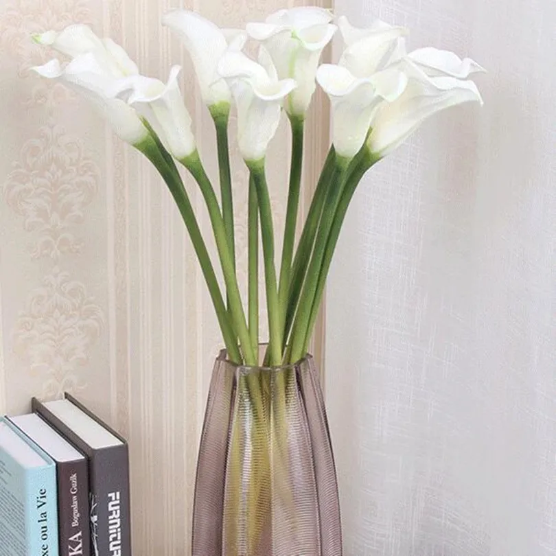 10pcs 60cm/23.6" Length PU Real touch Calla Lily Lilies Flower Artificial Flowers Plants Wedding Christmas Decorations
10pcs 60cm/23.6" Length PU Real touch Calla Lily Lilies Flower Artificial Flowers Plants Wedding Christmas Decorations