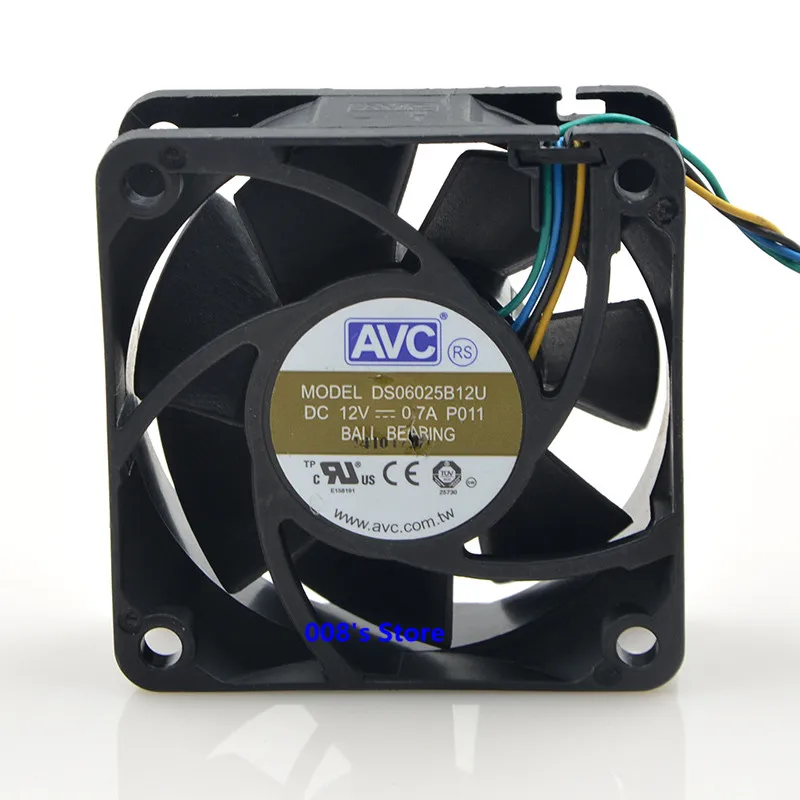 Radiator CPU Cooler Fan For DS06025B12U P011 60mm 6cm 60*60*25mm DC 12V 0.70A PWM Server Inverter Cooling 4 Pins 5200RPM
Radiator CPU Cooler Fan For DS06025B12U P011 60mm 6cm 60*60*25mm DC 12V 0.70A PWM Server Inverter Cooling 4 Pins 5200RPM