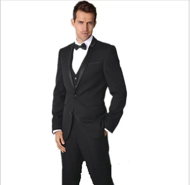 Popular new Black Customize Men's Wedding suits suit Notch Lapel suits formal wear ( jacket+Pants+vest+tie)
Popular new Black Customize Men's Wedding suits suit Notch Lapel suits formal wear ( jacket+Pants+vest+tie)