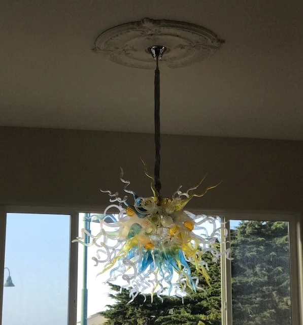 Beautiful Small Fresh Murano Handmade Chandelier Glass Chihuly Hanging Light for Ceiling Decor
Beautiful Small Fresh Murano Handmade Chandelier Glass Chihuly Hanging Light for Ceiling Decor