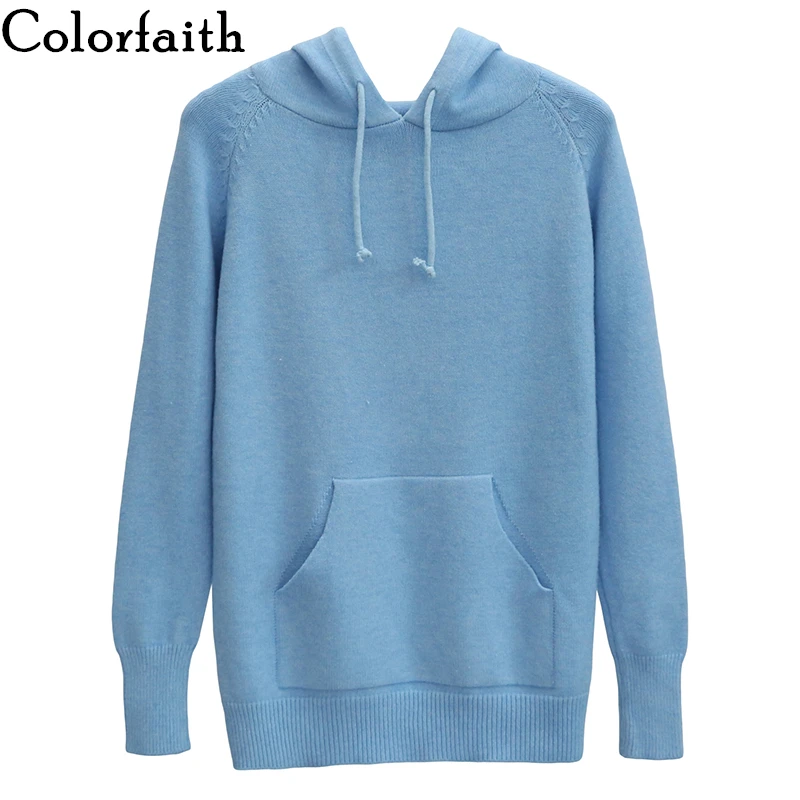 Colorfaith New 2019 Autumn Winter Women's Sweaters Hooded Long Sleeve Tops Korean Style Office Lady Solid Pullovers SW2815
Colorfaith New 2019 Autumn Winter Women's Sweaters Hooded Long Sleeve Tops Korean Style Office Lady Solid Pullovers SW2815