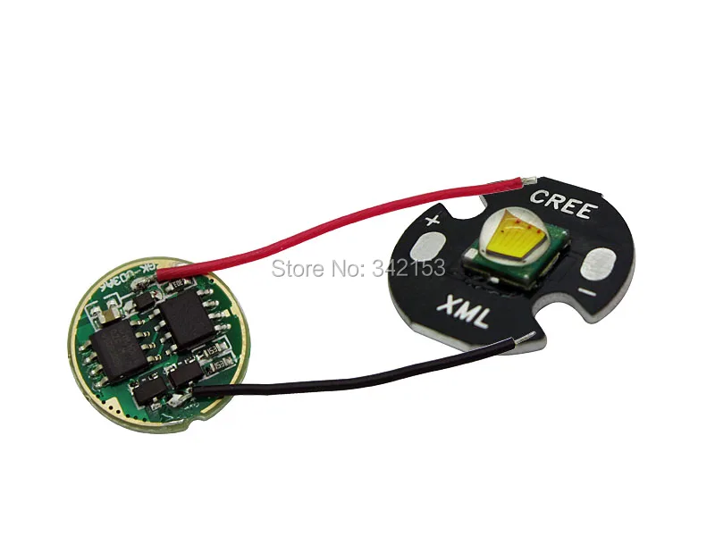 10W 16mm Warm White Cree XM-L T6 XML T6 LED Beads Light + DC 3.7V 2.5A T5 T6 LED Dimmer Driver For DIY Torch Flashlight
10W 16mm Warm White Cree XM-L T6 XML T6 LED Beads Light + DC 3.7V 2.5A T5 T6 LED Dimmer Driver For DIY Torch Flashlight