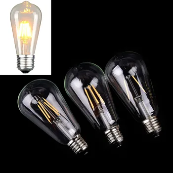 2W 4W 6W 220V ST64 Vintage Retro E27 Edison Bulb Filament Lights Bulb E27 Incandescent Bulb Lamps Light For Home Decor
2W 4W 6W 220V ST64 Vintage Retro E27 Edison Bulb Filament Lights Bulb E27 Incandescent Bulb Lamps Light For Home Decor