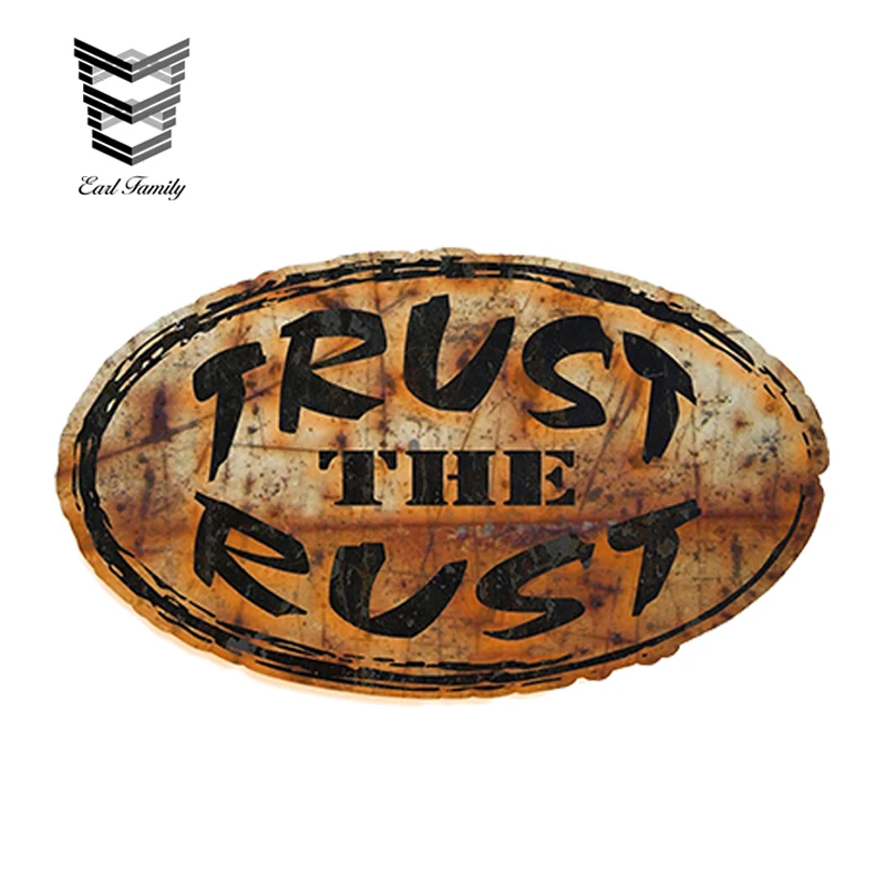 EARLFAMILY 13cm X 7.2cm Car Sticker Waterproof Graphics Trust The Rust Decal Vintage Car Emblem Style Car Styling Accessories
EARLFAMILY 13cm X 7.2cm Car Sticker Waterproof Graphics Trust The Rust Decal Vintage Car Emblem Style Car Styling Accessories