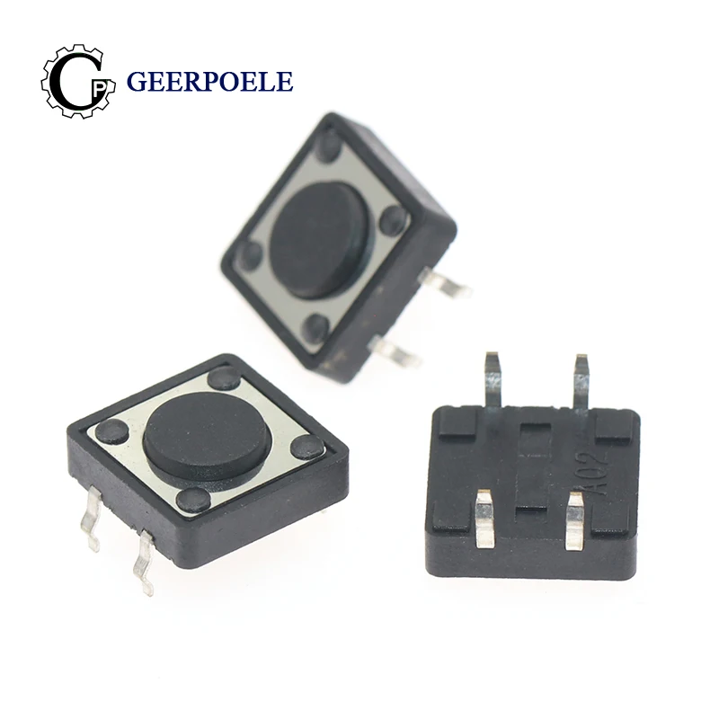 20 pcs/lot 12*12*4.3 Round Head 4P 12V 0.05A Push Button Switch Micro Tact Touch Switch Metal Tactile
20 pcs/lot 12*12*4.3 Round Head 4P 12V 0.05A Push Button Switch Micro Tact Touch Switch Metal Tactile