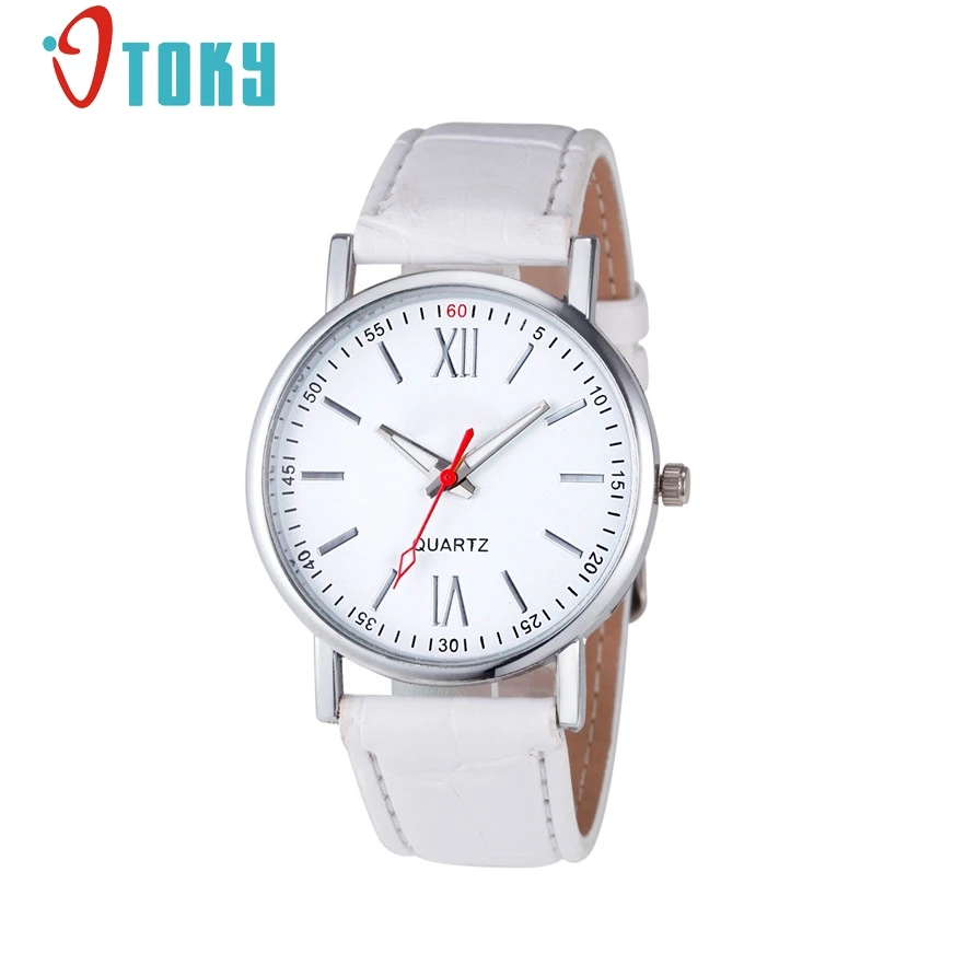 OTOKY Wristwatches Fashion Geneva Style Quartz Watch Roman numeral Wrist Watches for women #30 Gift 1pc C910 | Наручные часы