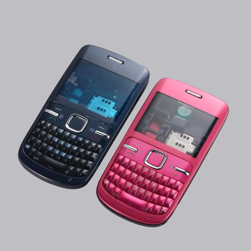 Housing For Nokia C3 C3-00 Front Case Middle Frame Back Battery Cover English Keypad Full Case with logo Replacement
Housing For Nokia C3 C3-00 Front Case Middle Frame Back Battery Cover English Keypad Full Case with logo Replacement