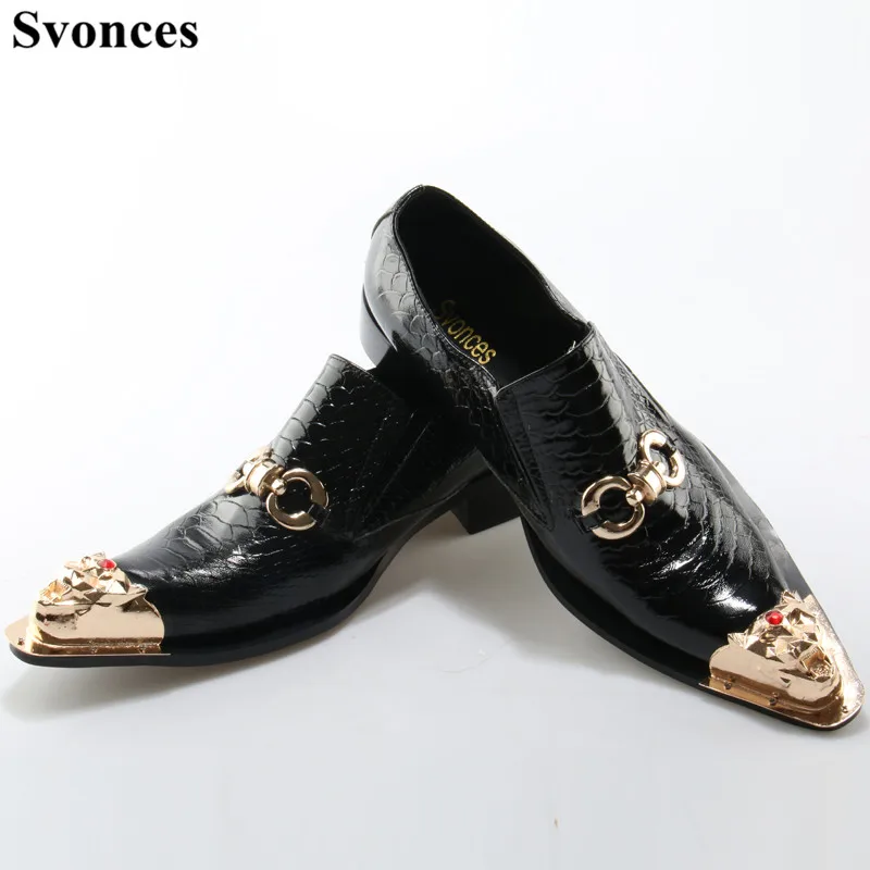 Svonces Men's Leather Dress Shoes Black Patent Leather with Buckle Casual Dress Shoes Low Heel Zapatos Hombres Oxfords for Men
Svonces Men's Leather Dress Shoes Black Patent Leather with Buckle Casual Dress Shoes Low Heel Zapatos Hombres Oxfords for Men