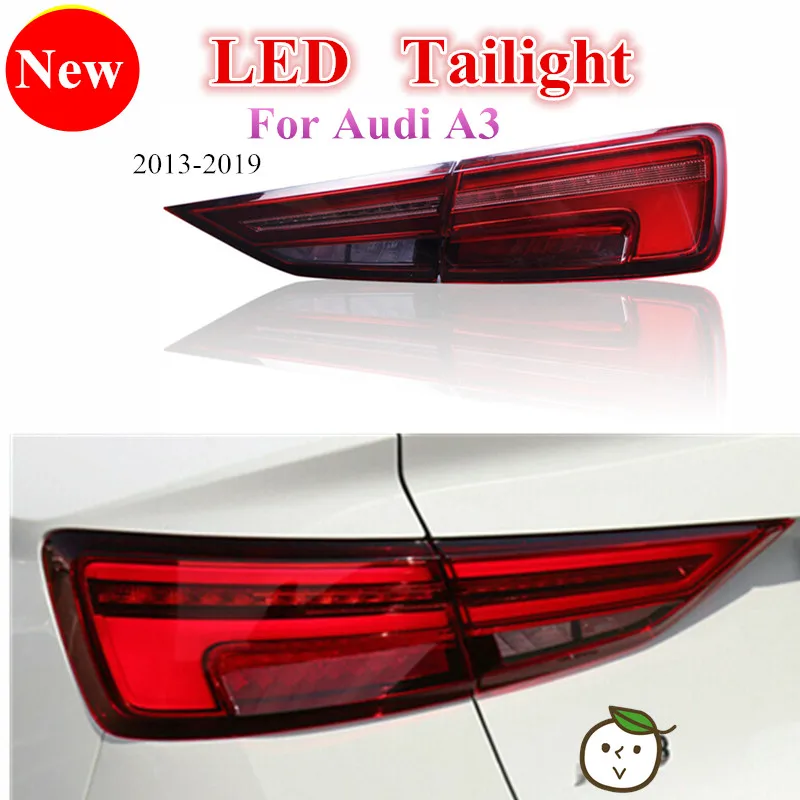 Car Styling Universal for AUDI A3 Tail Lights 2013-2019 A3 LED Tail Light LED Rear Lamp Dynamic Turn Signal Brake Reversing lamp
Car Styling Universal for AUDI A3 Tail Lights 2013-2019 A3 LED Tail Light LED Rear Lamp Dynamic Turn Signal Brake Reversing lamp
