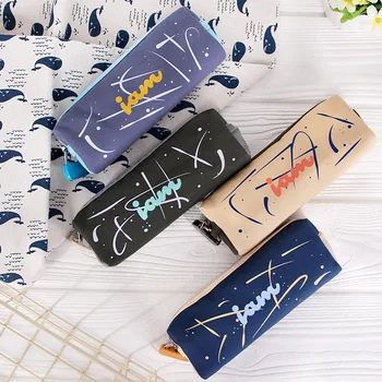 1pcs 14438 Creative Creativity Ink canvas pencil student large capacity zipper pencil bag with lock
1pcs 14438 Creative Creativity Ink canvas pencil student large capacity zipper pencil bag with lock