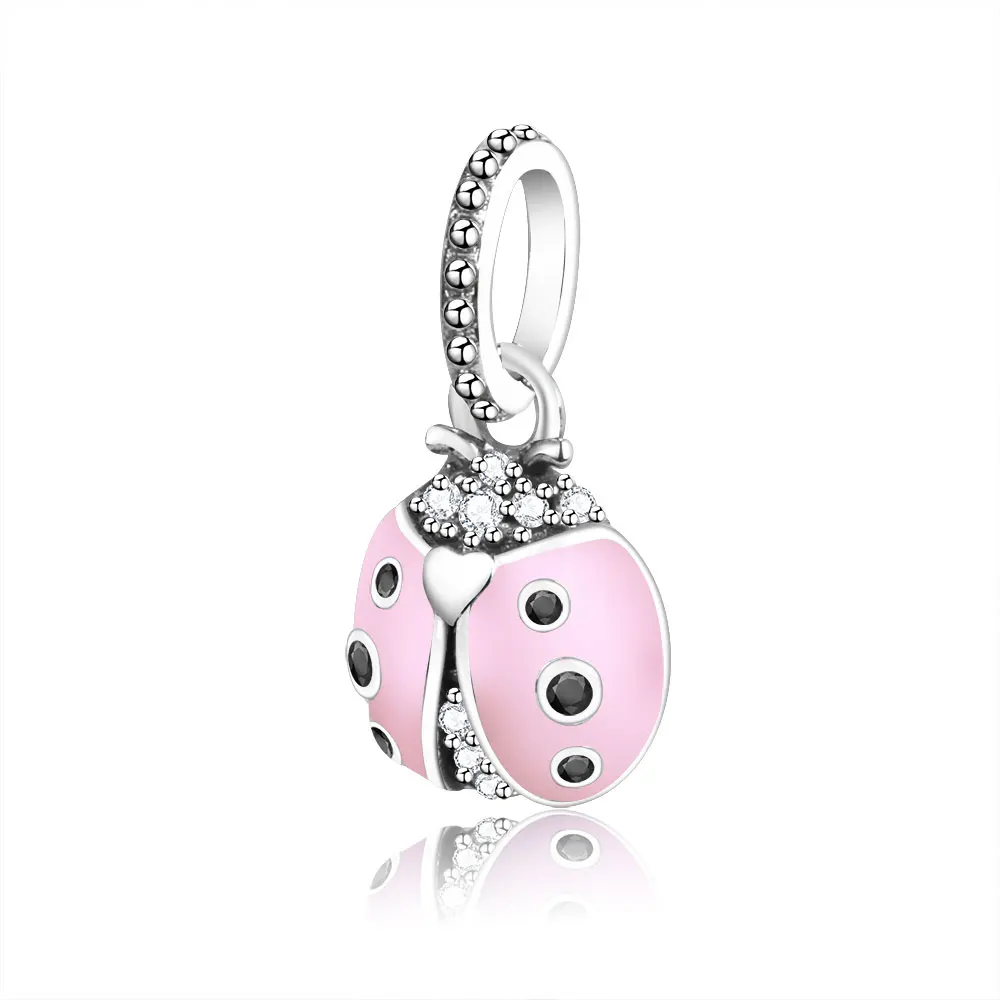 2019 Spring Original 925 Sterling Silver Bead Charm Lucky Pink Ladybird Pendant ladybug Beads Fits Pandora Bracelet Diy Jewelry
2019 Spring Original 925 Sterling Silver Bead Charm Lucky Pink Ladybird Pendant ladybug Beads Fits Pandora Bracelet Diy Jewelry