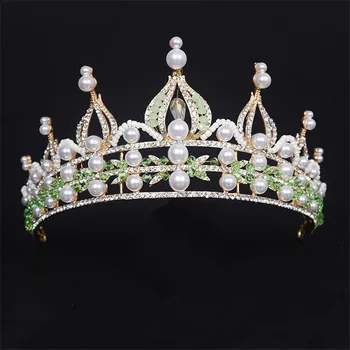 CC crowns tiaras hairbands crystal pearl baroque style vintage wedding hair accessories for brides pageant hair jewelry HG573
CC crowns tiaras hairbands crystal pearl baroque style vintage wedding hair accessories for brides pageant hair jewelry HG573