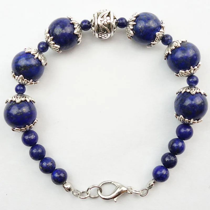 Free Shipping!!!(1Strand/lot) Natural Lapis Lazuli (4mm/6mm/12mm)Round Bead&Tibetan Silver Stretchy Bracelet 8inch
Free Shipping!!!(1Strand/lot) Natural Lapis Lazuli (4mm/6mm/12mm)Round Bead&Tibetan Silver Stretchy Bracelet 8inch