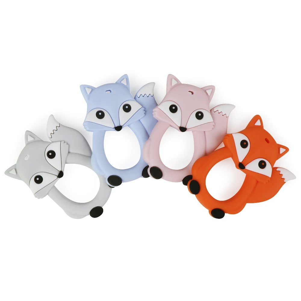 TYRY.HU 1pcs Baby Silicone Teething Teethers Nursing Toy Puppy Fox Elephant Teether Beads Food Grade Silicone Teether Pacifier
TYRY.HU 1pcs Baby Silicone Teething Teethers Nursing Toy Puppy Fox Elephant Teether Beads Food Grade Silicone Teether Pacifier