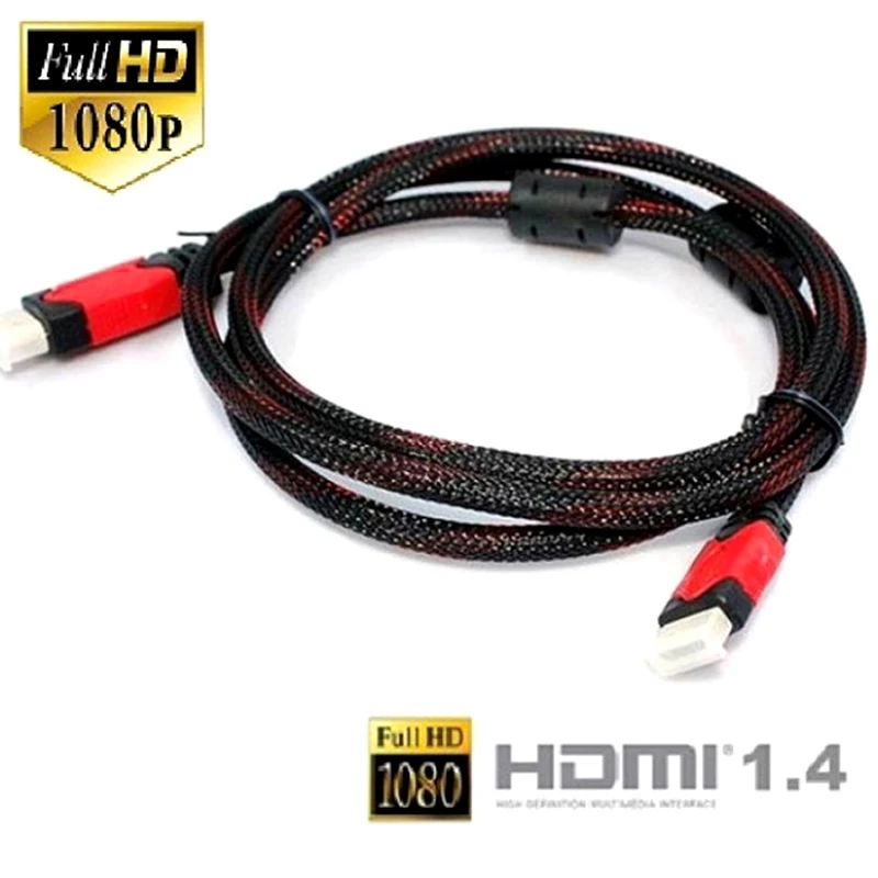 1Pcs 1.5m/3m/5m/10m Premium HDMI Digital Cable v1.4 Gold High Speed HDTV Ultra-HD 2160p 4K 3D 3FT-30FT
1Pcs 1.5m/3m/5m/10m Premium HDMI Digital Cable v1.4 Gold High Speed HDTV Ultra-HD 2160p 4K 3D 3FT-30FT