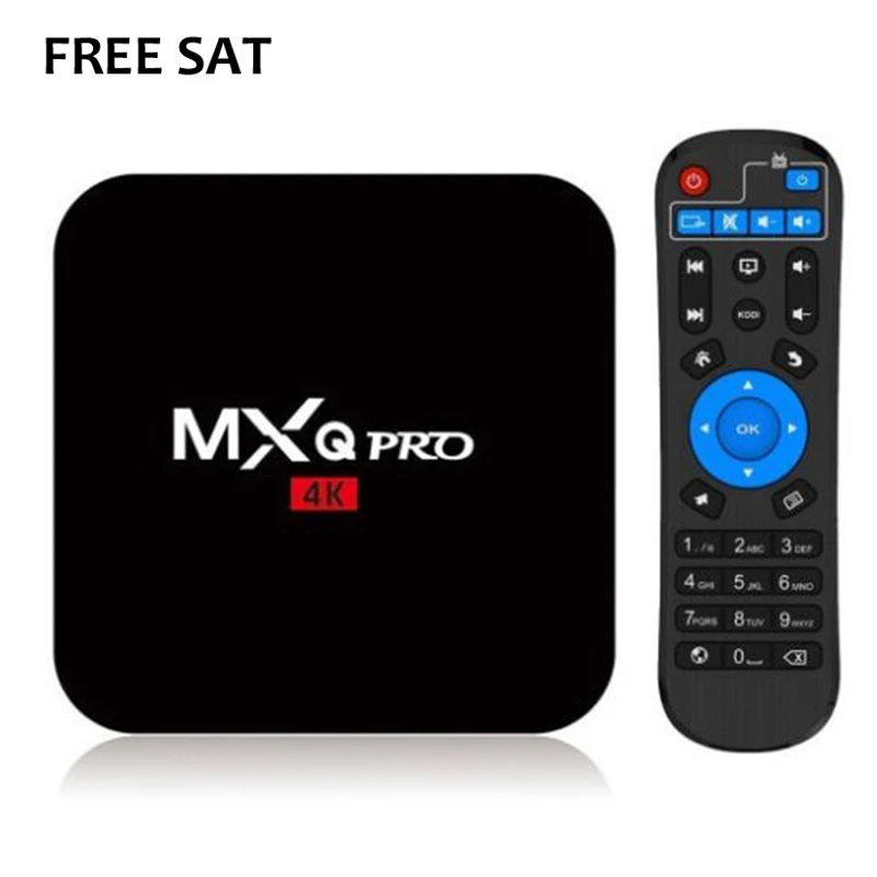 

MXQ PRO TV Box 4K Android 7.1 Smart TV Box Reciever Amlogic S905X Quad-Core 1GB 8GB 2.4GHz WiFi Set Top Box Media Player