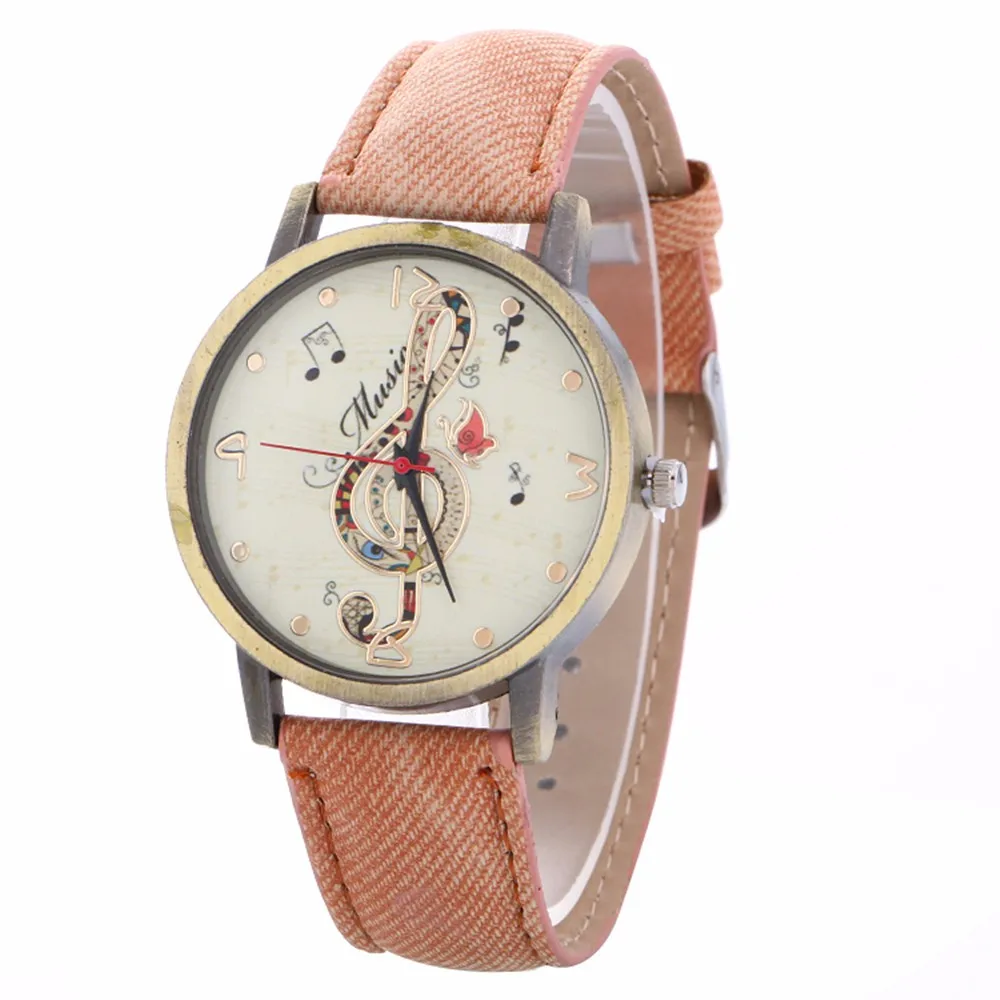 Women Vintage Musical Symbol Pattern Watch Unisex Sport Clock Ladies Creative Leather Strap Analog Quartz Wrist Watches #147
Women Vintage Musical Symbol Pattern Watch Unisex Sport Clock Ladies Creative Leather Strap Analog Quartz Wrist Watches #147