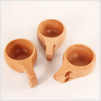 Elm Hand Made Cup Coffee Holder Finland Kuksa Wooden Cup Travel Portable Cafe Espresso Cup 200ML
Elm Hand Made Cup Coffee Holder Finland Kuksa Wooden Cup Travel Portable Cafe Espresso Cup 200ML