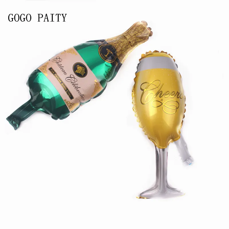 GOGO PAITY Free shipping new mini glass baby bottle aluminum balloons birthday party decoration balloon wholesale
GOGO PAITY Free shipping new mini glass baby bottle aluminum balloons birthday party decoration balloon wholesale