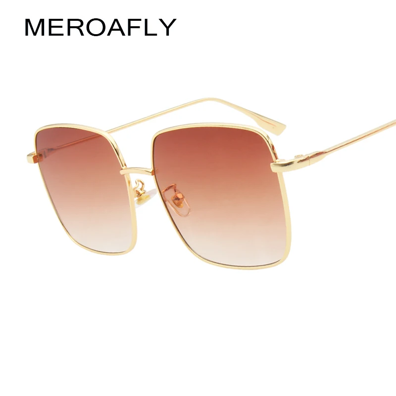 MEROAFLY Square Sunglasses Women Men Brand Designer Vintage Retro 2019 black brown Gradient Sun Glasses Female Flat Top Shades
MEROAFLY Square Sunglasses Women Men Brand Designer Vintage Retro 2019 black brown Gradient Sun Glasses Female Flat Top Shades